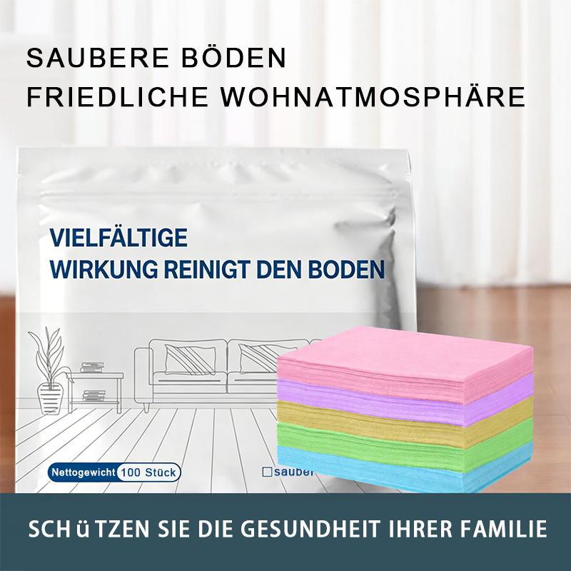 🧹 JETZT 50% RABATT! ✨ 100-teilige Multieffekt-Bodenreinigungstücher – Starke Fleckenentfernung & frischer Duft 🌿